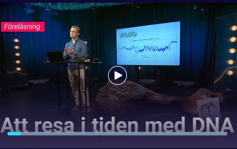 Erik Ersmark föreläser om forntida DNA
